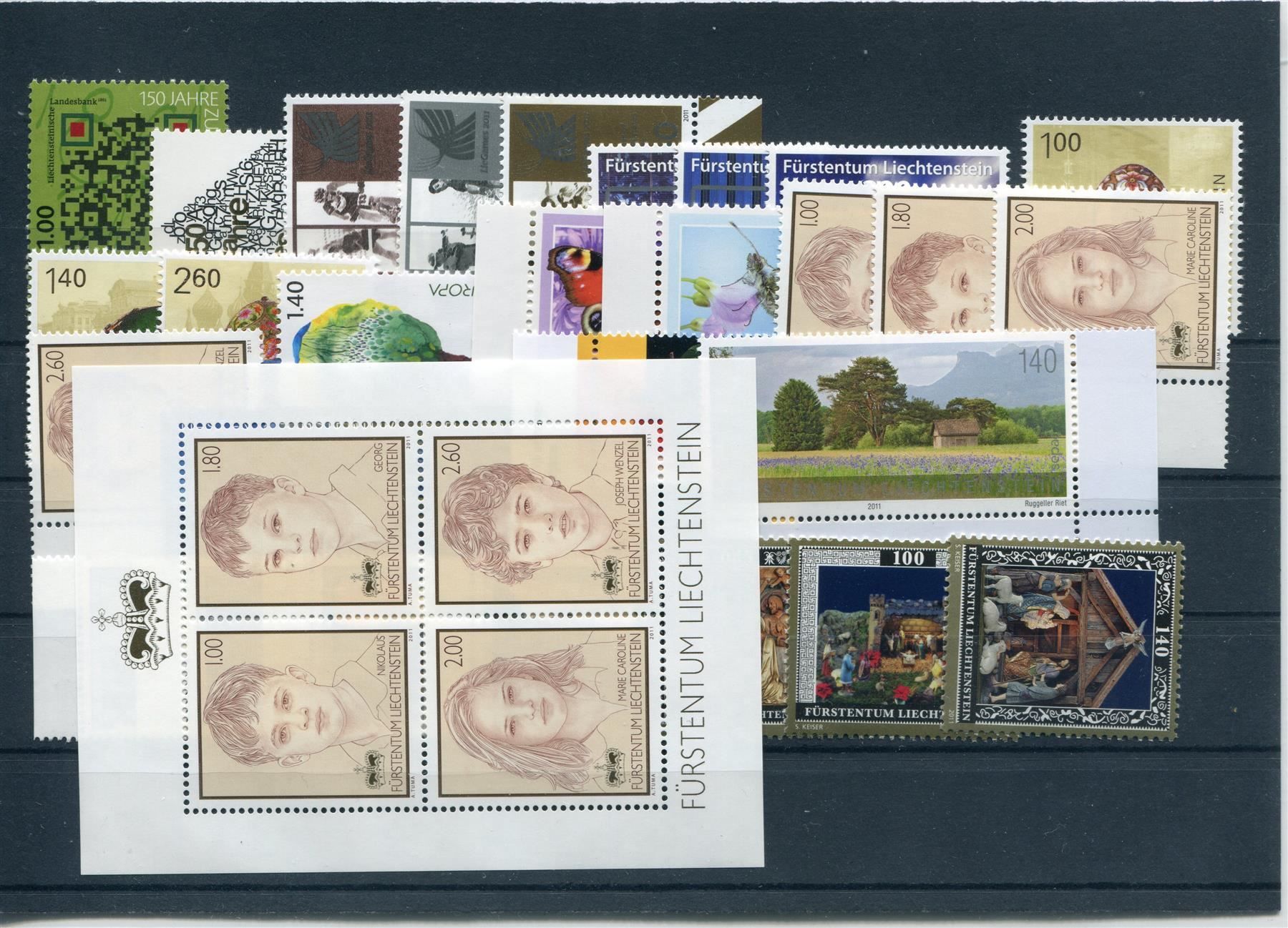 Alle Briefmarken: FL Jahreszusammenstellung 2011 postfr. – Neu (gemäss Beschreibung) aus Winterthur von Kyoung
