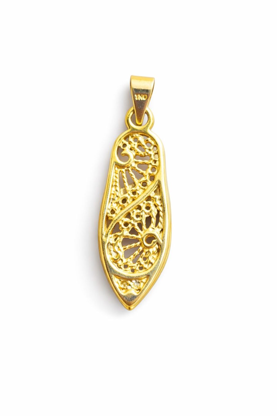 Anhänger: Anhänger Babouche Gold 2.5 cm – Neu (gemäss Beschreibung) aus Fully von VaneaSelection 1
