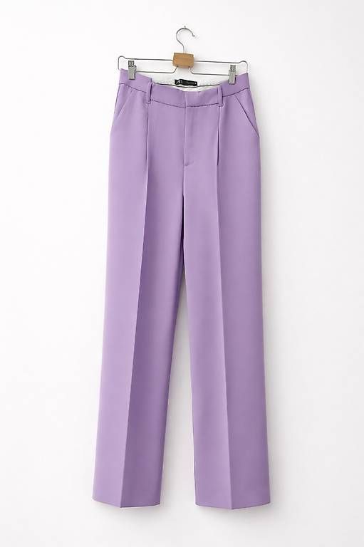 Pantaloni: Pantaloni Zara lilla – Usato da Lugano venduto da mic_zcm7