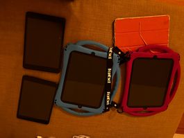 Apple iPad Mega-Set | 4x iPads (Gross & Mini) inkl. Kinder-S