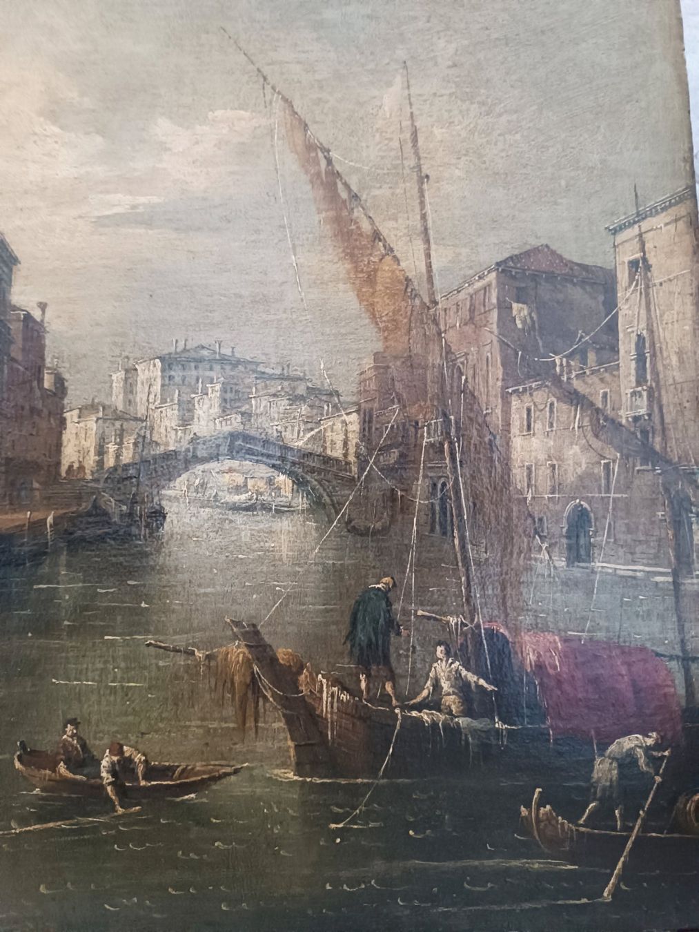 Dipinti: Dipinto antico Venezia cm.60x100 – Usato da Lugano venduto da Maurizio_Collector 7
