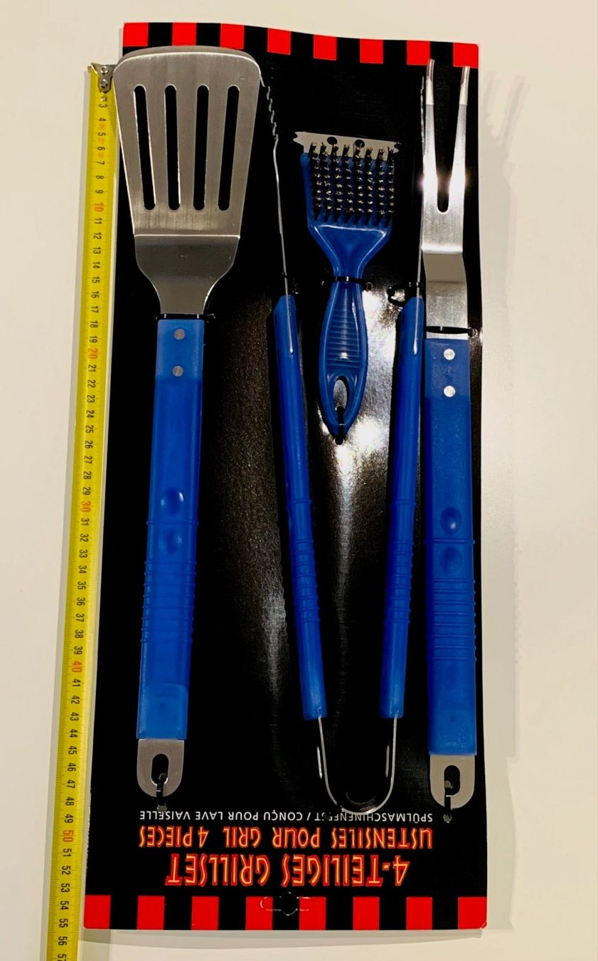 Set di posate: 4x Teiliges Grillset – Nuovo e nell'imballaggio originale da Soyhières venduto da Spartan117 2