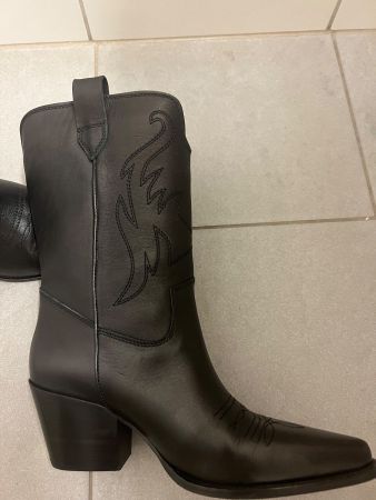 Leder leather cowboy boots new Stiefel 39