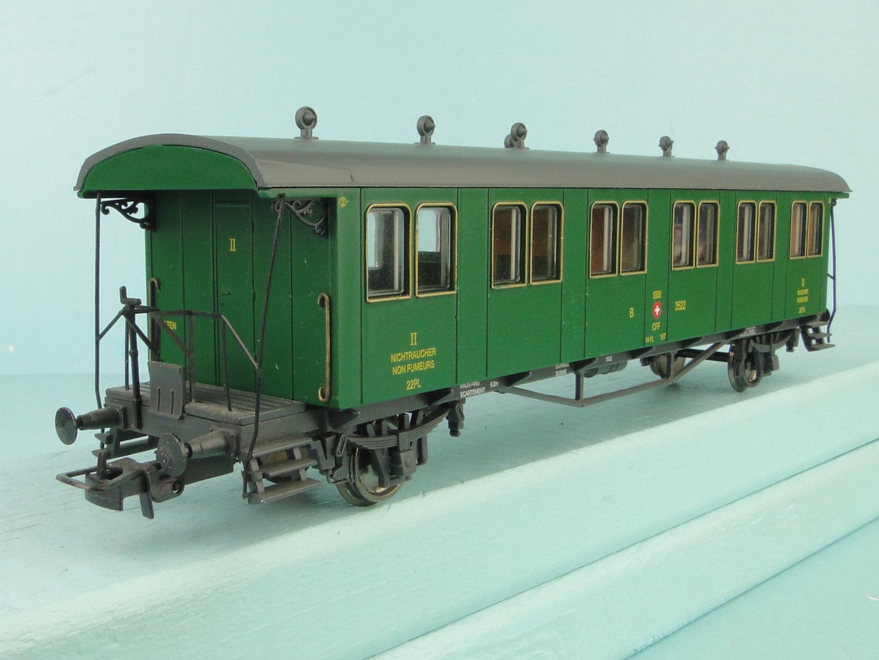 Liliput Modellini di ferrovie: Liliput 3x Plattformwagen der SBB, H0 – Usato da Bülach venduto da cann11 7