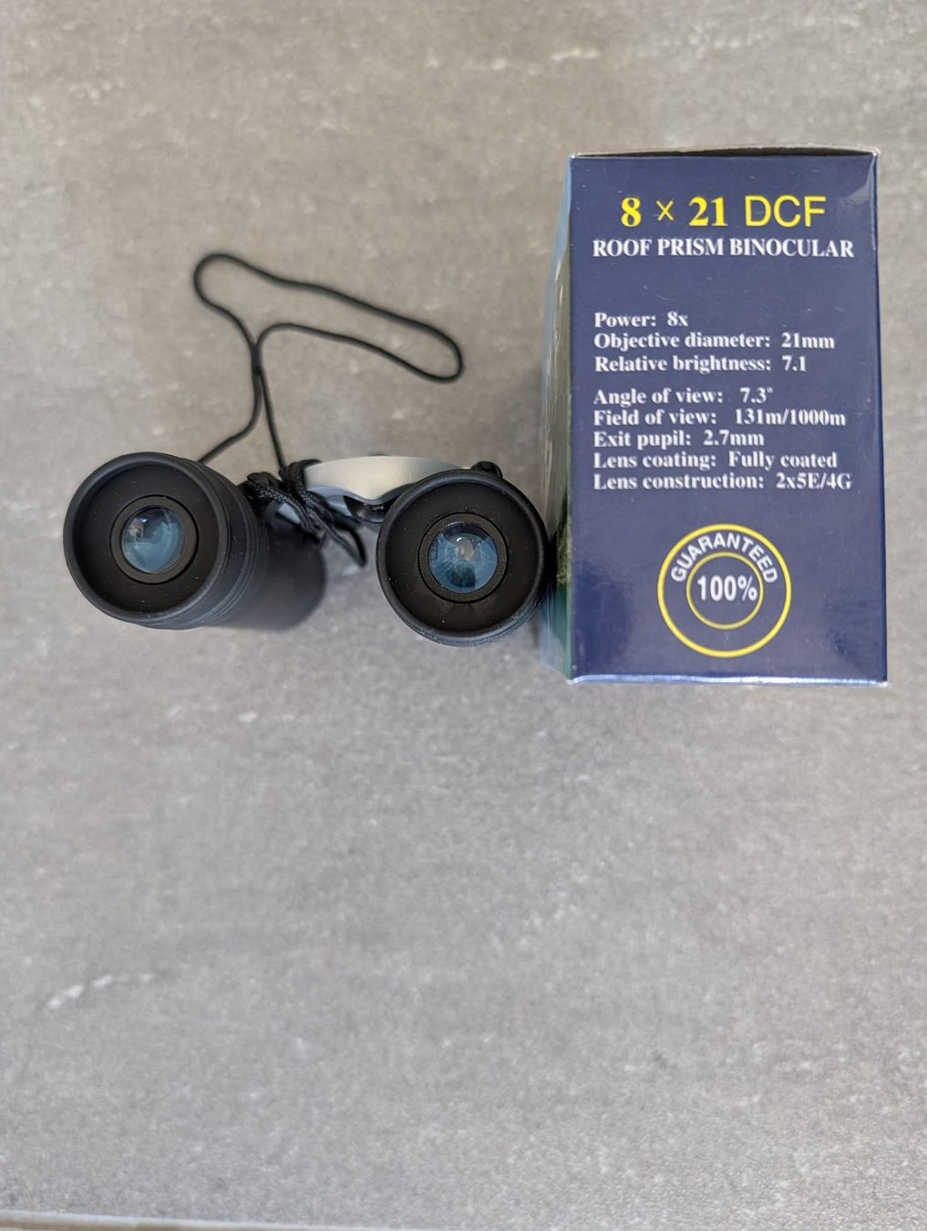 Binocoli: Kompaktes Feldstecher 8x21 - Top für Wanderig! – Nuovo (secondo la descrizione) da Winterthur venduto da trend-produkte 1
