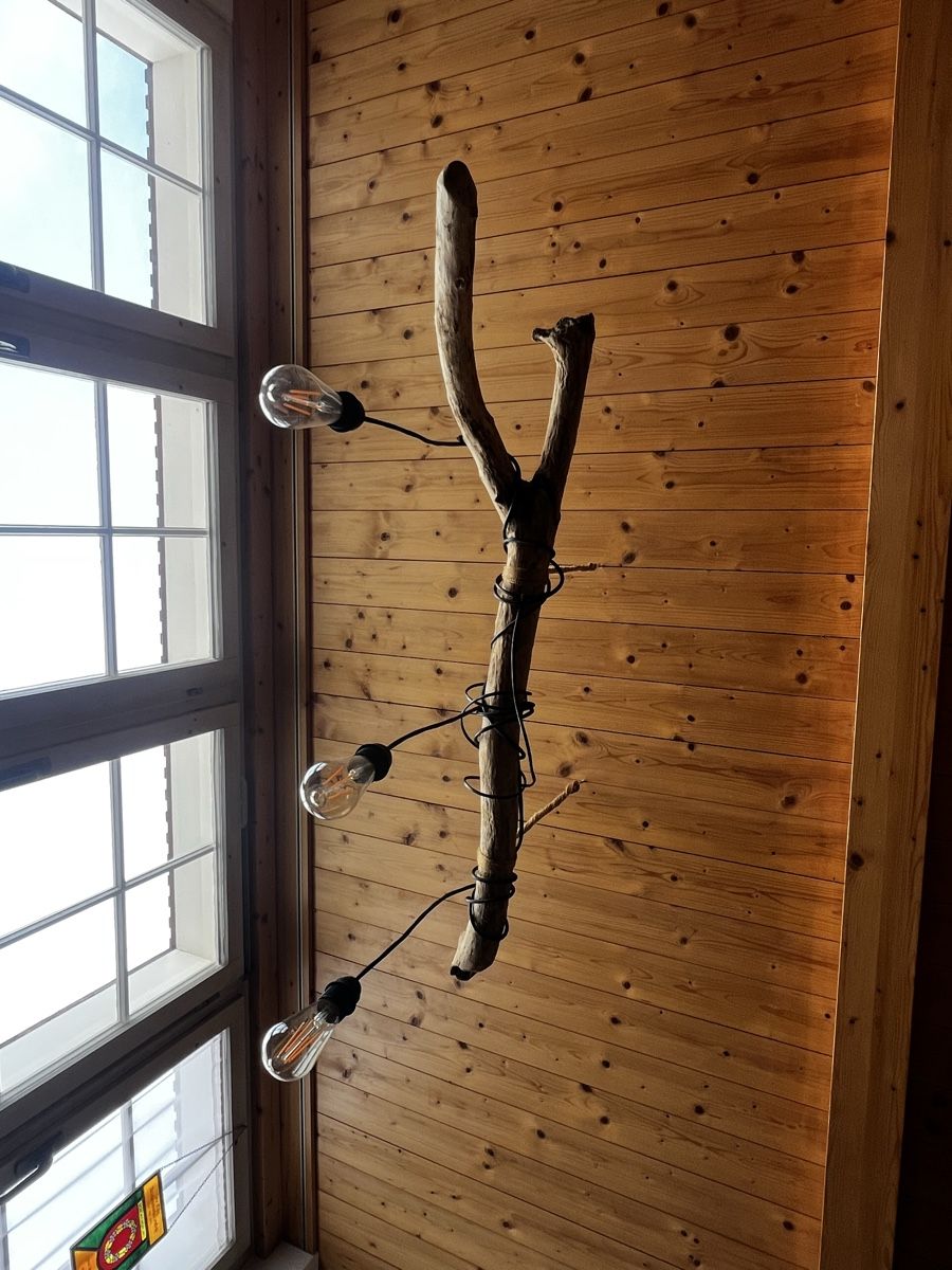 Lampes: Lampe aus Rhein Schwemmholz – D'occasion à Schönengrund par Oldbutgold93