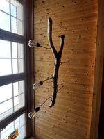 Lampe aus Rhein Schwemmholz