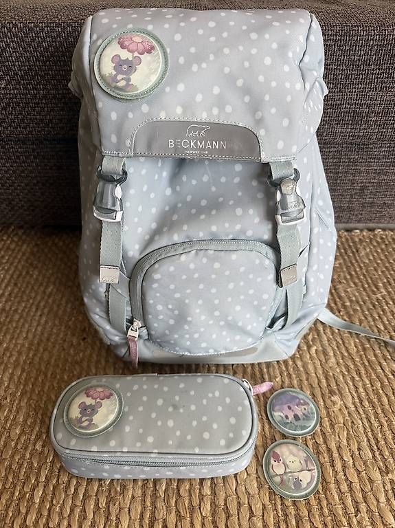 Kindertaschen: Schultasche & Etui Beckmann Forest Deer Dusty Mint – Gebraucht aus Alpnach Dorf von imf_qx9f