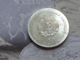 German Democratic Republic (DDR) 20 Mark 1978 J. G. Herder