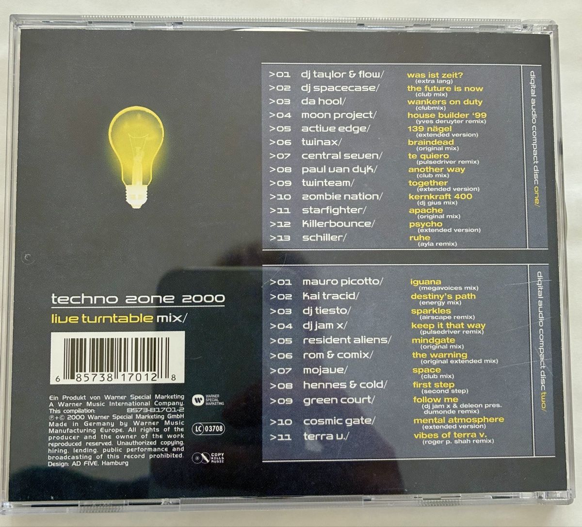 CDs: TECHNO ZONE 2000 – Gebraucht aus Sarnen von m-basic 1