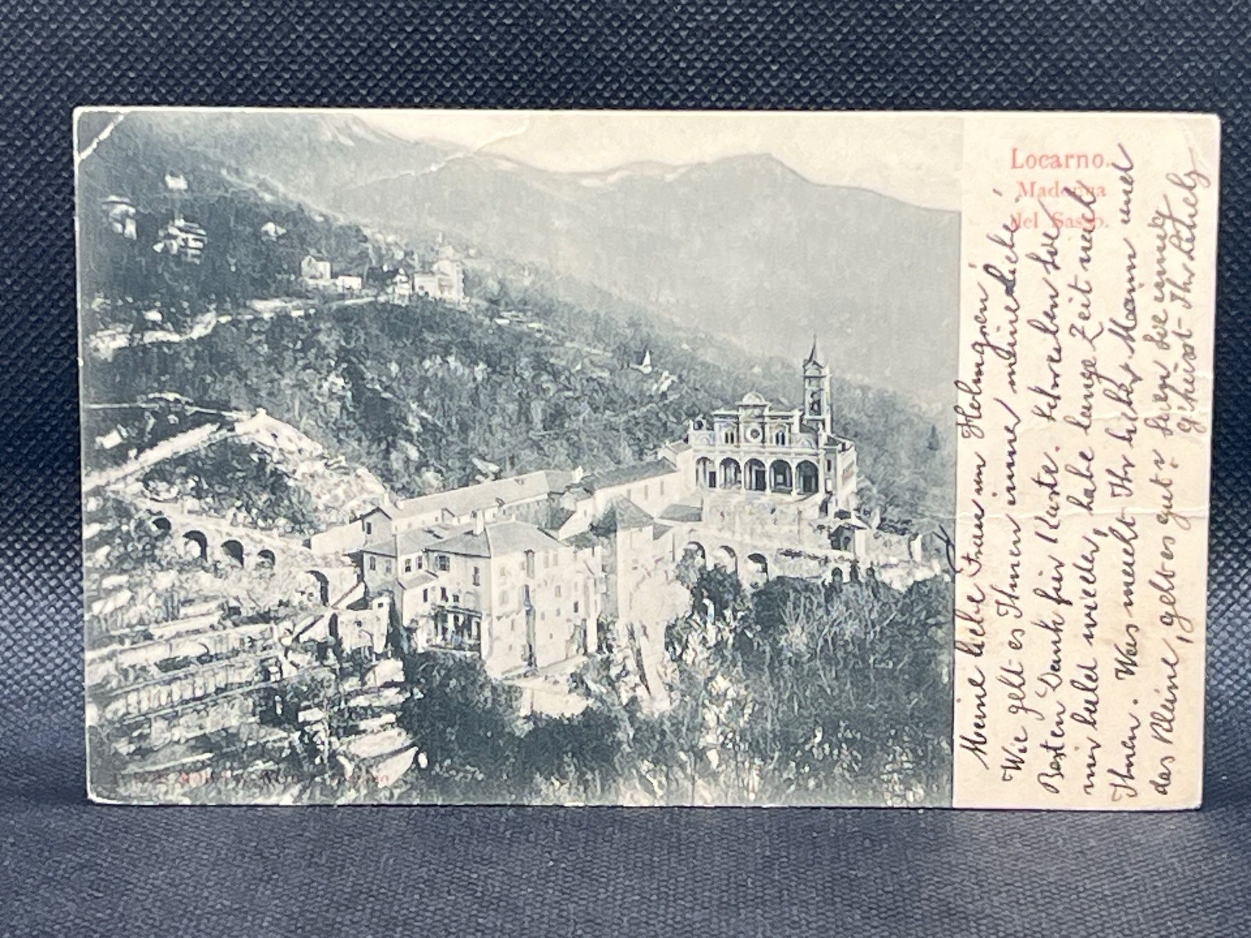 Cartoline postali: Madonna del Sasso Locarno – Usato da Widnau venduto da Brusi9