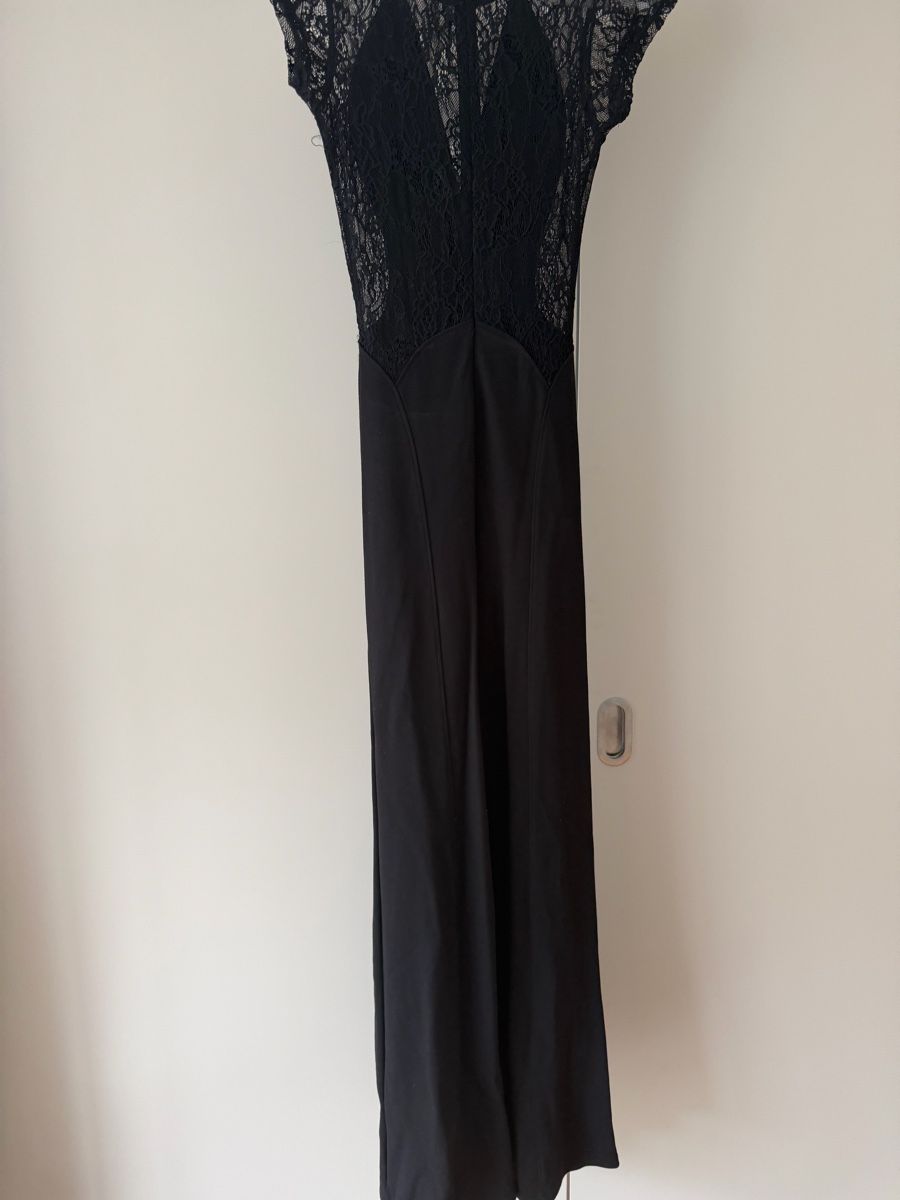 Vestiti: Schickes, elegantes Abendkleid mit Spitze, Grösse S, schwarz – Nuovo (secondo la descrizione) da Zurich venduto da kat_dcy5 3