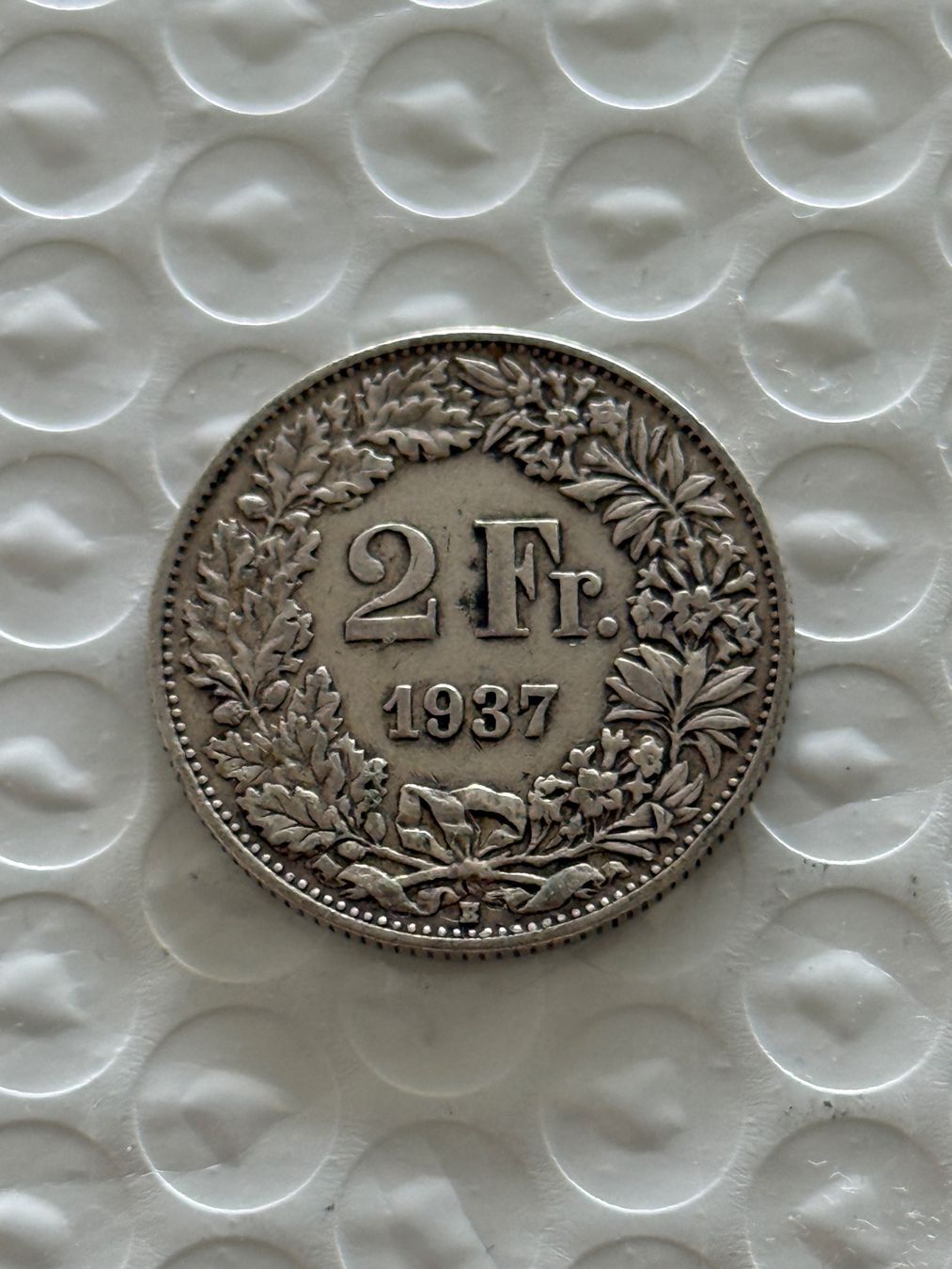 Tutti le monete: 2 Franken 1937  Rar – Usato da Wallisellen venduto da SWISS_SILVER1 1