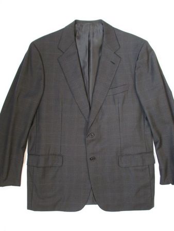 Brioni - karierter Einreiher Blazer Sakko Gr. 55