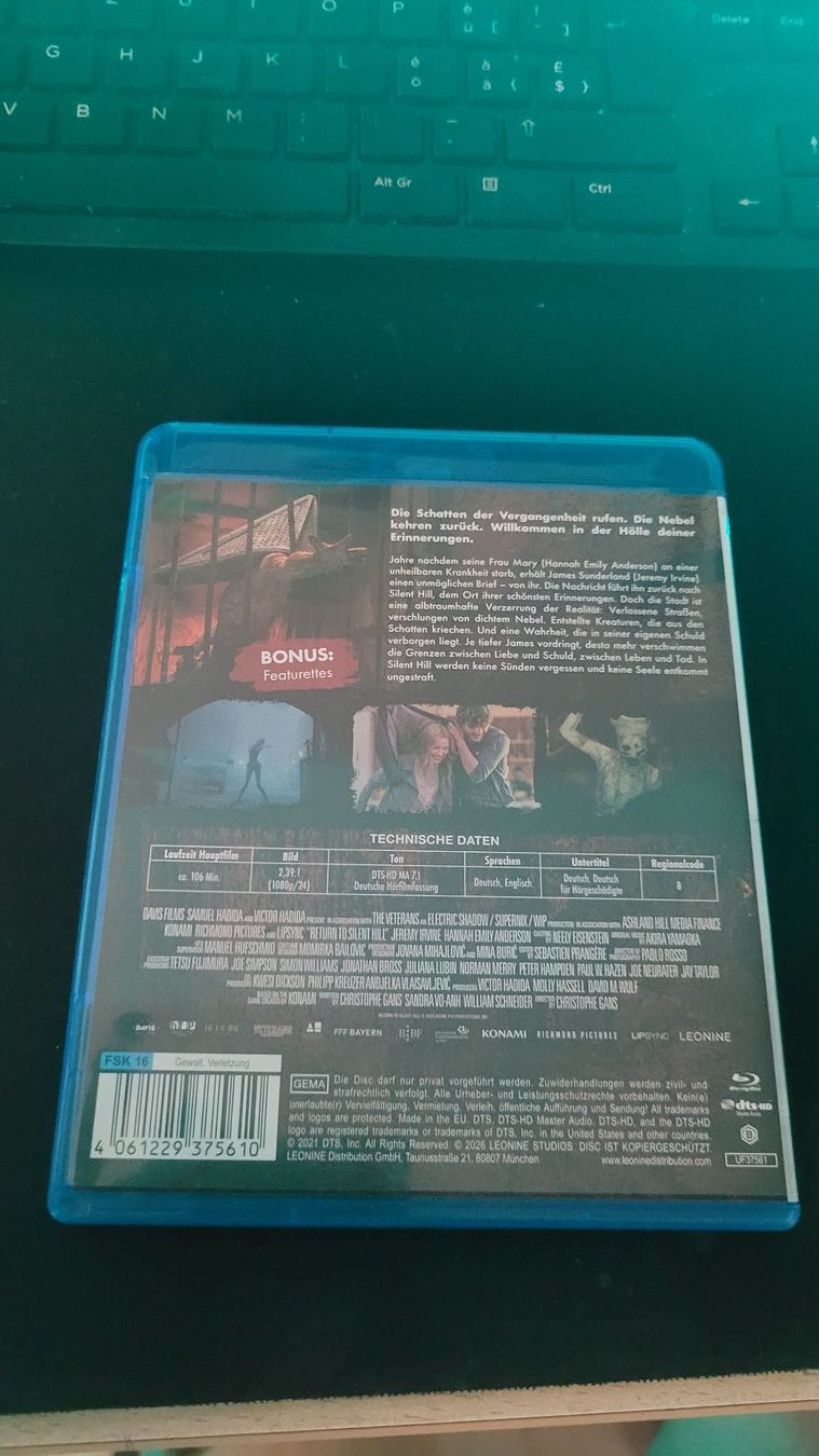 Tous les DVDs: Retourn to Silent Hill – D'occasion à Aarau par DonAppetito 1