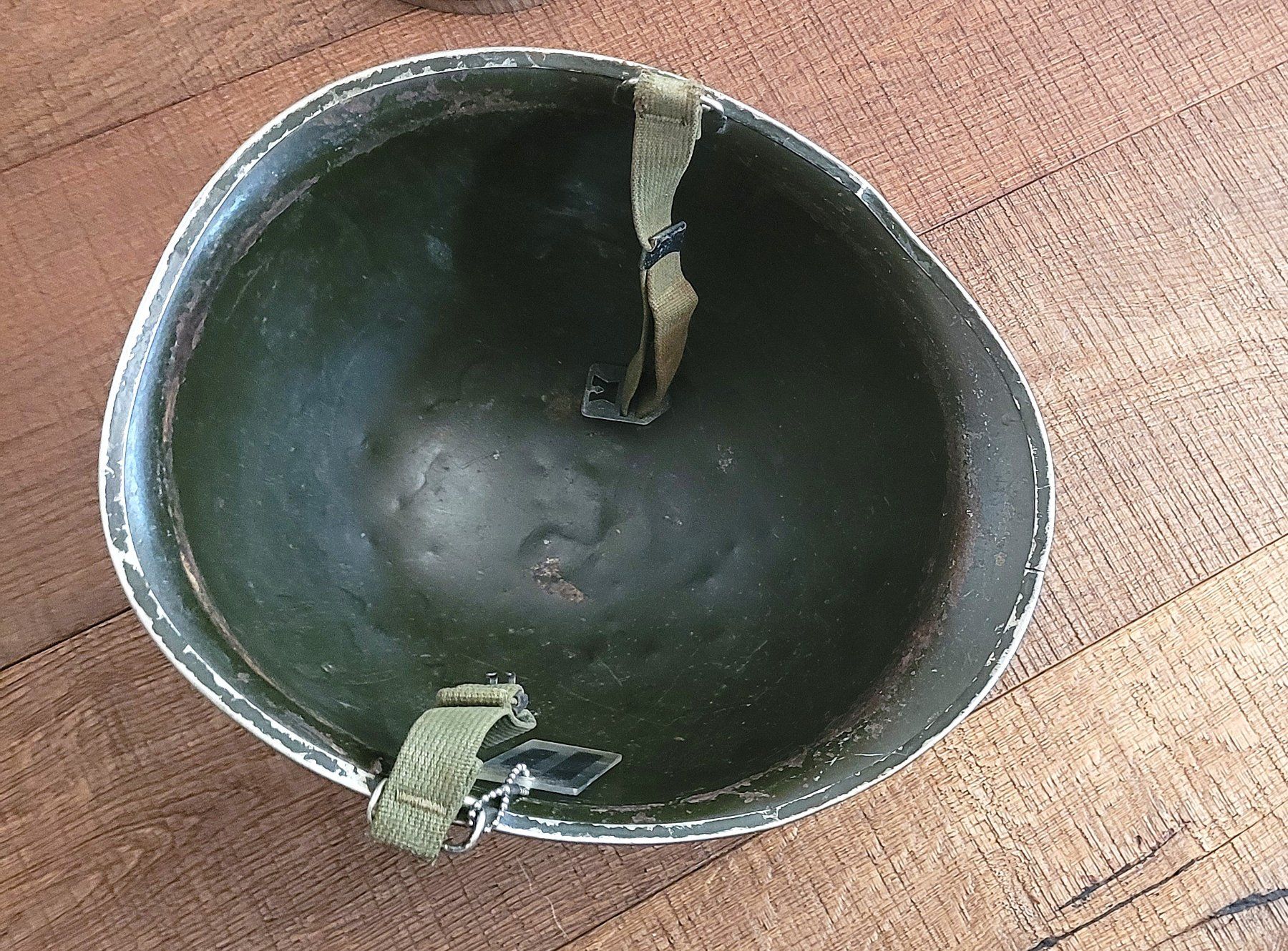 Uniformi & Effetti personali: Original US-Helm Zweiter Weltkrieg – Usato da Bourguillon venduto da Lucas111 2