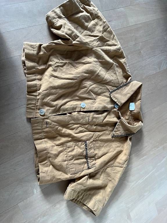Blusen: braunes cropped hemd – Gebraucht aus Luzern von nad_2my8