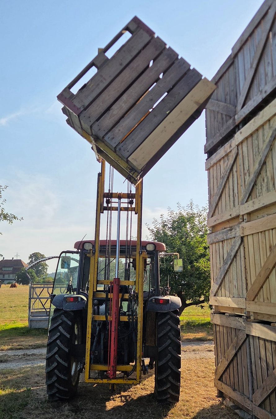 Carrelli elevatori e a forche: Heckstapler für Traktor – Usato da Kirchberg venduto da 1Buri1 4