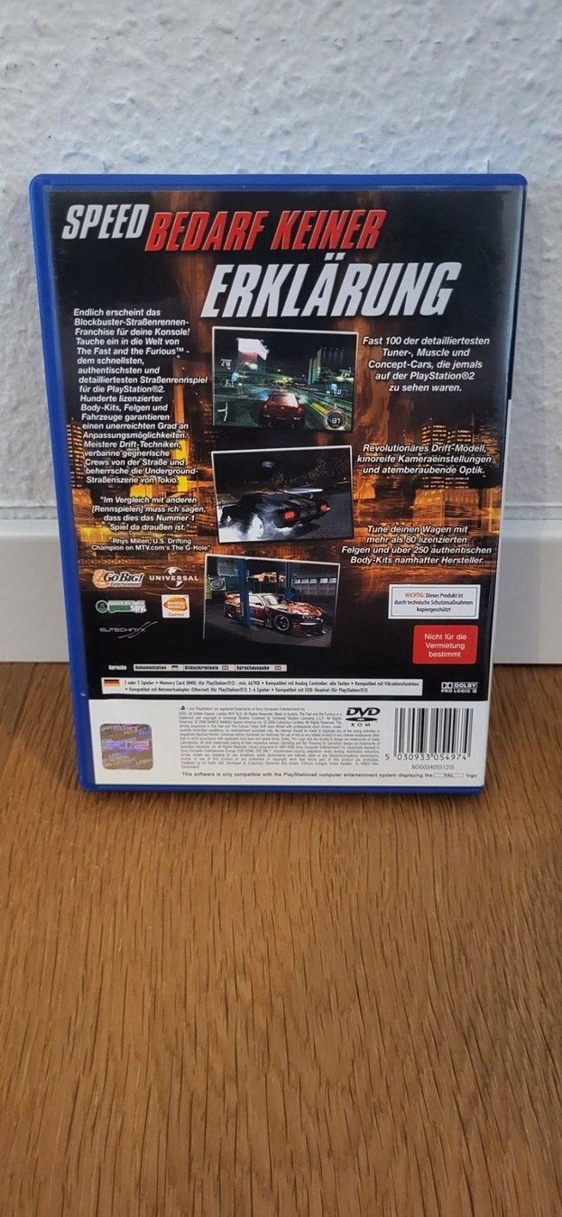 Sony Giochi: PS2 - The Fast and the Furious – Usato da Münsingen venduto da Heroism2010 1