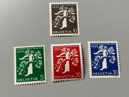 Briefmarke - Schweiz - Landesausstellung 1939 - postfrisch