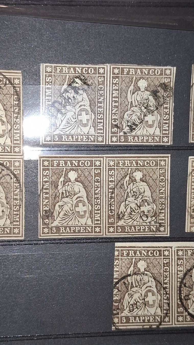 Tutti i francobolli: Strubellot mit Paaren 7Stk.  – Usato da Balgach venduto da SIMEON27 4