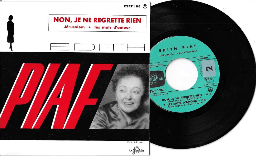 Edith Piaf EP - Non, je ne regrette rien (Gebraucht) in für CHF 3 – mit ...