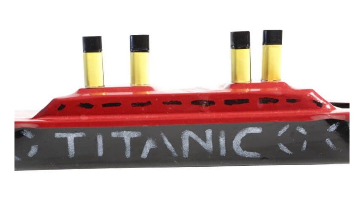 Giocattoli: Schlussverkauf - Pop Pop Boot Titanic "Handbemalt" – Nuovo e nell'imballaggio originale da Adliswil venduto da art-of-crafts 1