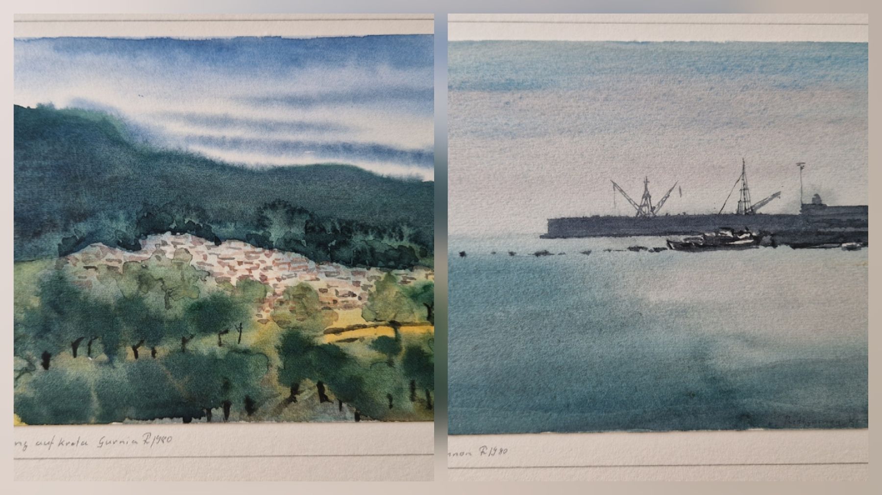 Gemälde: Mappe mit kl. Aquarellen – Gebraucht aus Wetzikon ZH von Oldieslover 5