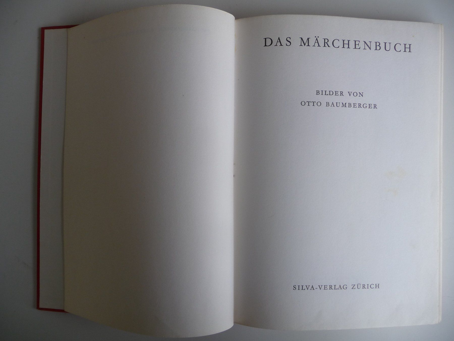 Livres: OTTO BAUMBERGER - DAS MÄRCHENBUCH – D'occasion à Aesch BL par Imoonlight 1