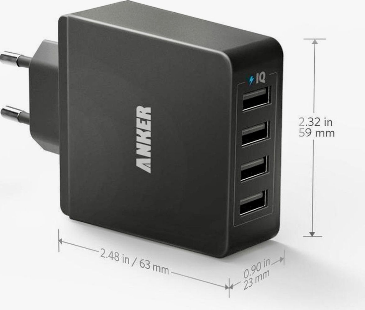 Hub & Switch: Anker, 4-Port USB Charger mit 36 Watt – Nuovo (secondo la descrizione) da Wallbach venduto da paxnic 2