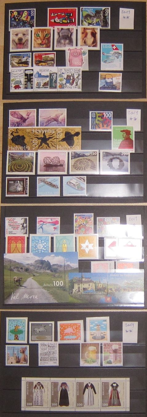 Alle Briefmarken: 2019 série annuel neuve ** – Gebraucht aus La Tour-de-Peilz von amjust