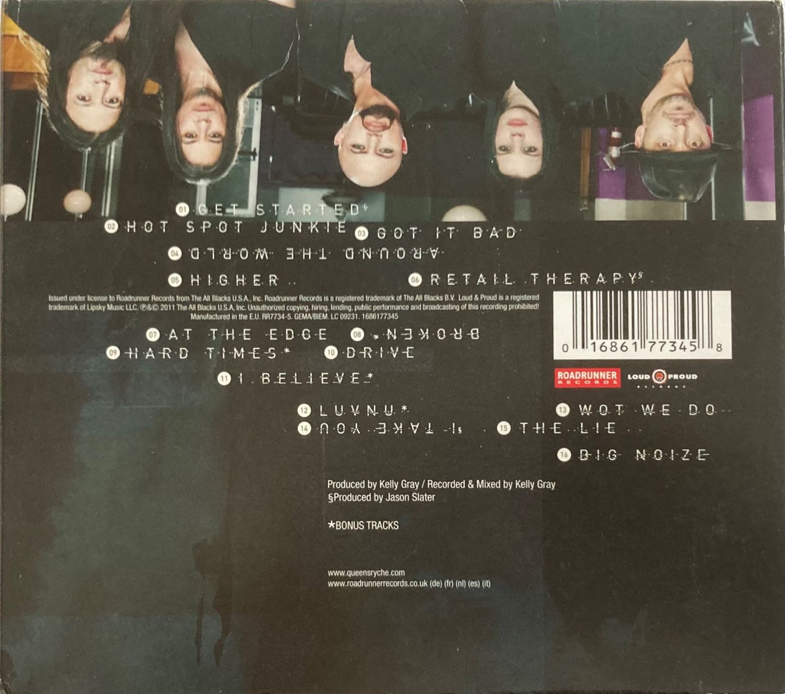 CD: QUEENSRŸCHE - DEDICATED TO CHAOS – Usato da Poliez-Pittet venduto da Newtown-Records 1