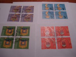 Pro Patria FDC 1982, Satz, Einzel  + 4erblocks, 9 Belege
