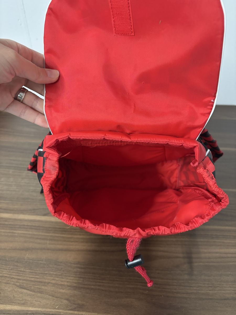 Borse & Zaini: Globi Kinder Rucksack rot schwarz kariert – Usato da Uesslingen venduto da man_rc5l 2