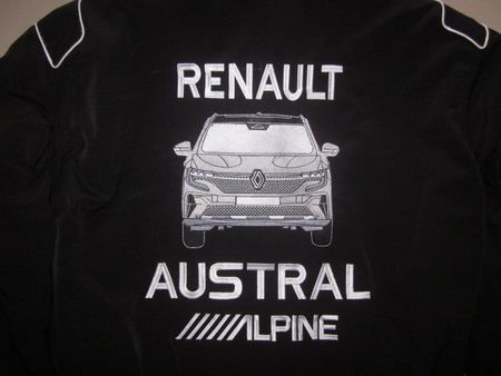 NEU RENAULT AUSTRAL ALPINE  Fan Jacke schwarz alle Größen