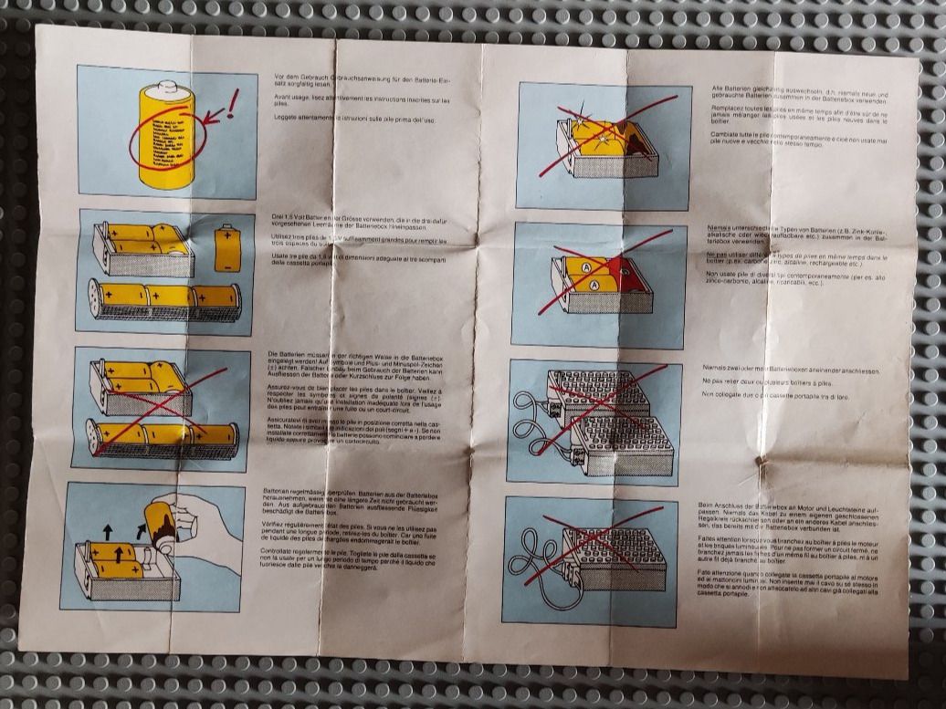 Lego Kit di costruzioni: LEGO Information Flyer - Battery Box - binfbateu1 – Usato da Muhen venduto da Legoholic 2