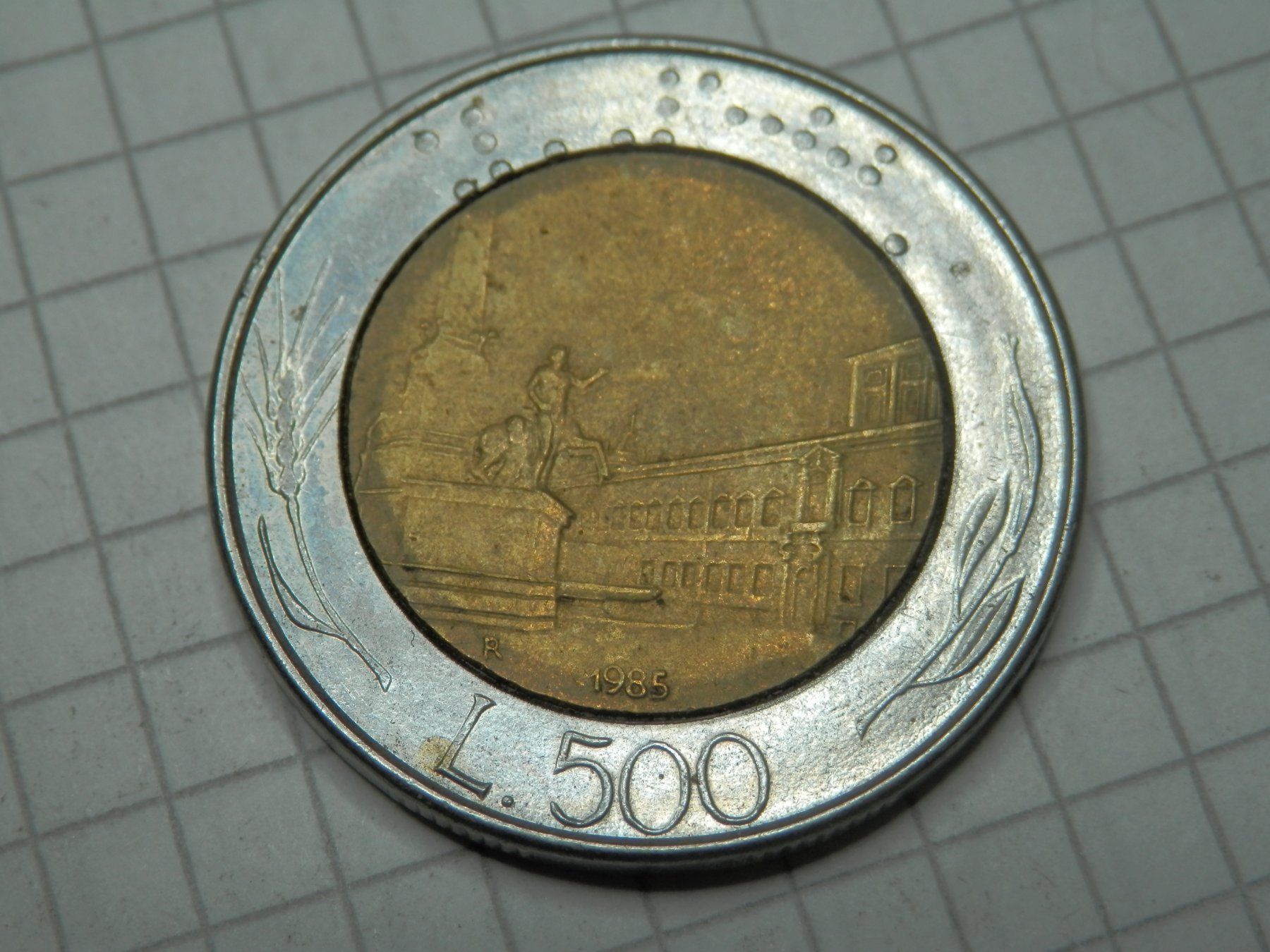 Alle Münzen: Italien 500 Lire, 1985 – Gebraucht aus Weiach von weiach81