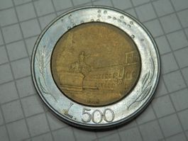 Italien 500 Lire, 1985