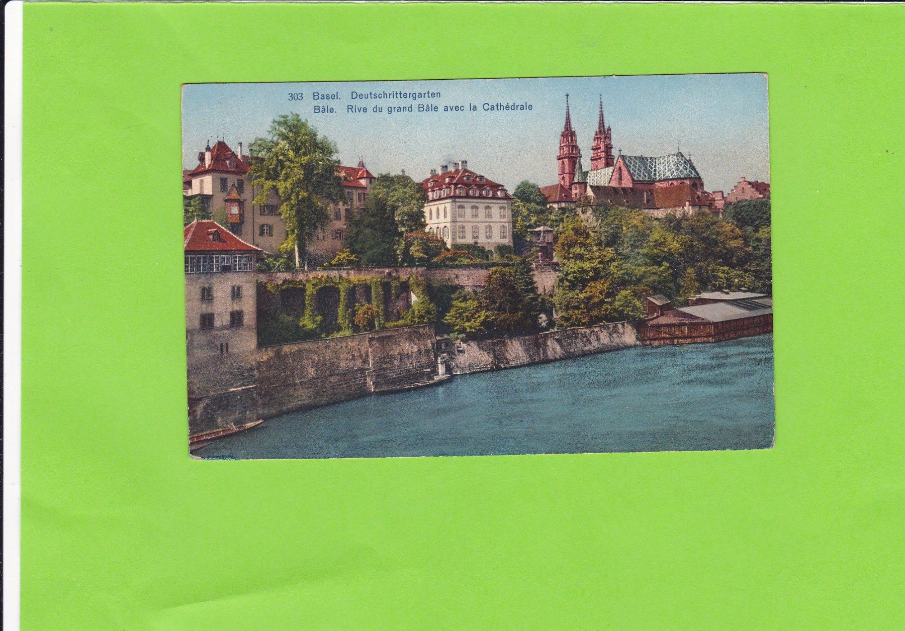 Cartoline postali: Basel-Deutschrittergarten – Usato da St. Peterzell venduto da neckertal