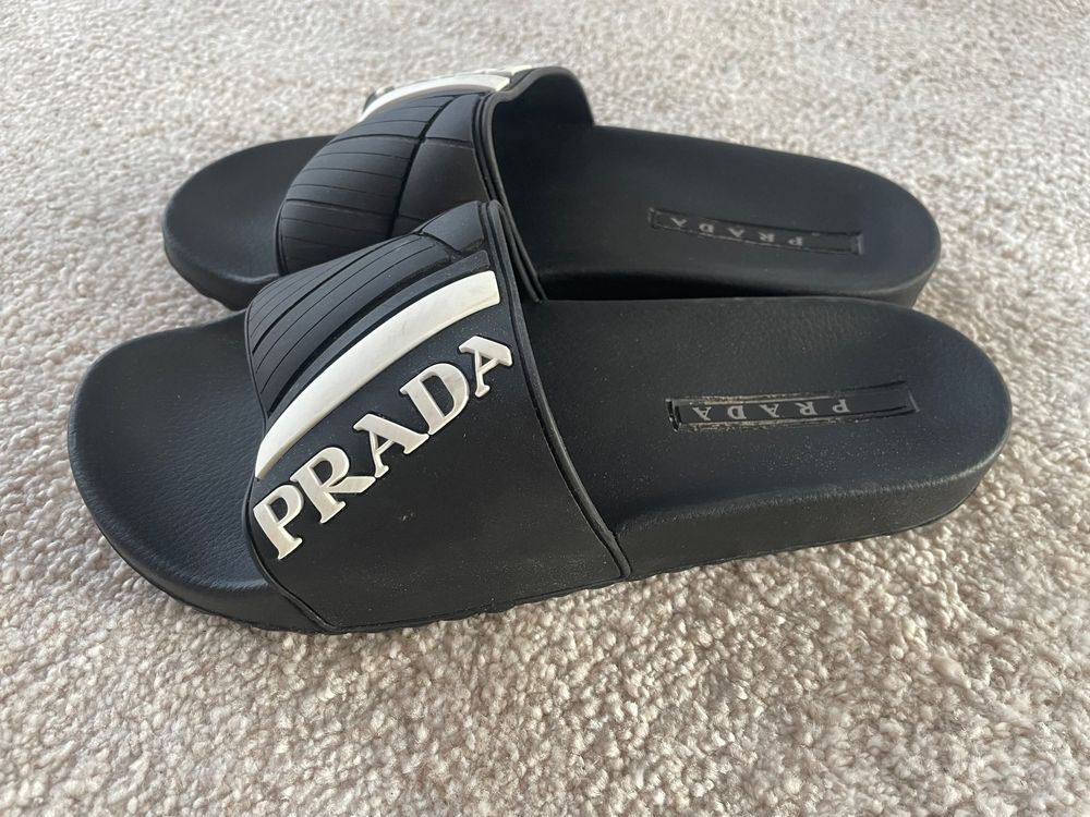 Prada rubber logo hotsell