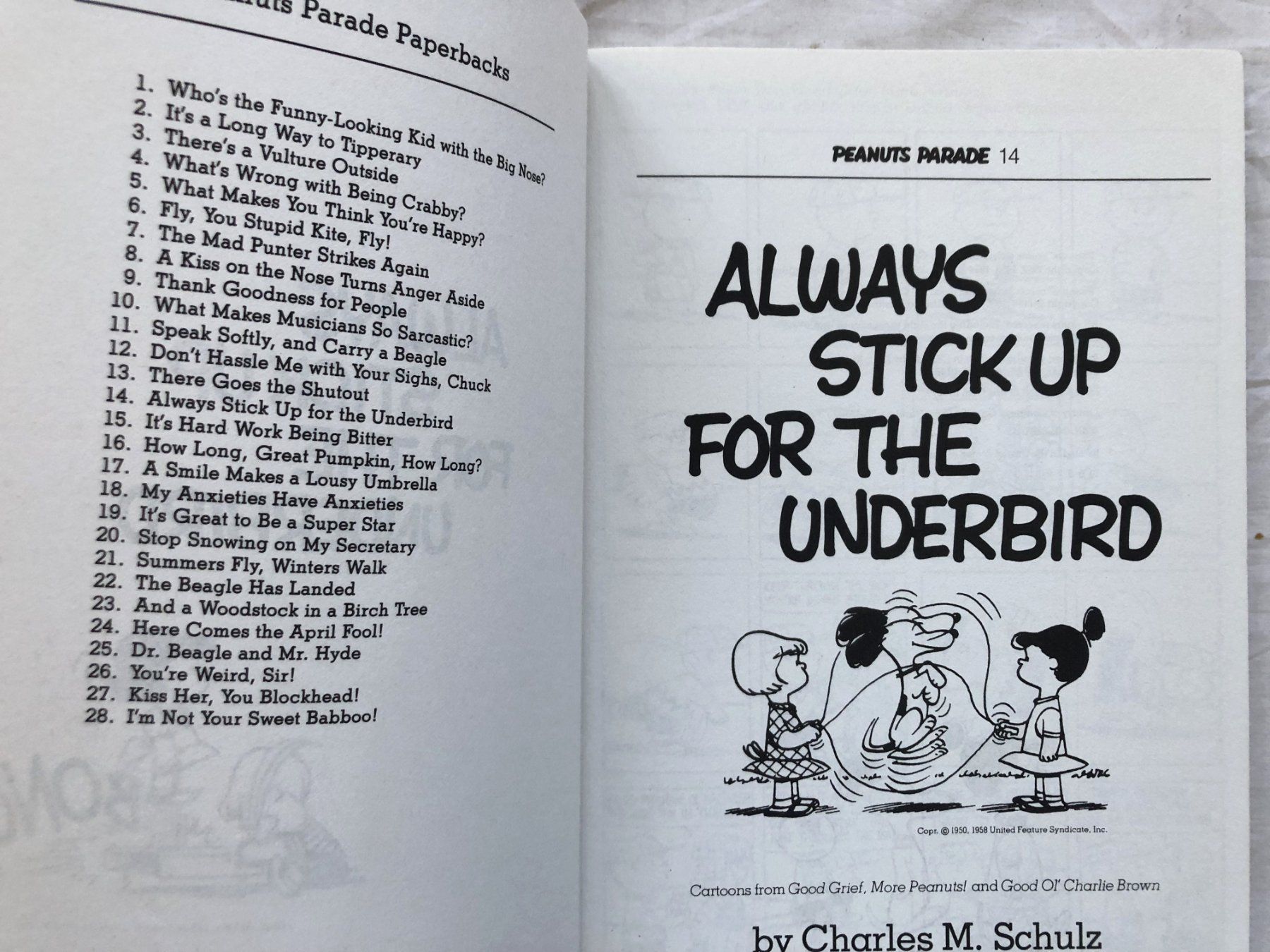 Comics: 4x PEANUTS - Comics - US-Ausgaben von Charles M. Schulz – Gebraucht aus Schaffhausen von durruti 5