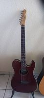 Fender Teleakustik mit Koffer und Gitarrensender