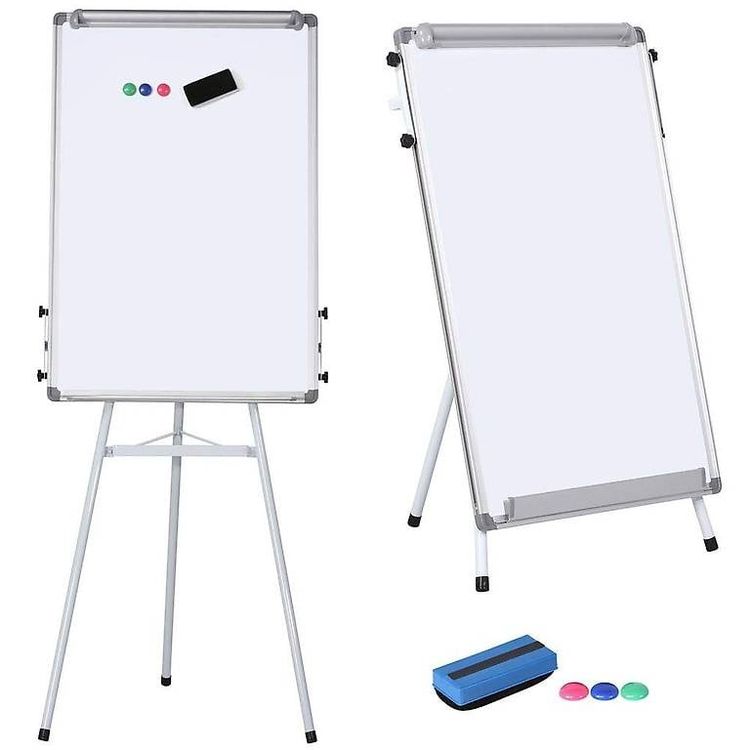 Veemoon Magnetischer Whiteboard-Ständer 60x40 Cm – Verstellbar, Leicht & Platzsparend. Perfekt Für Büro, Homeoffice & Schule.