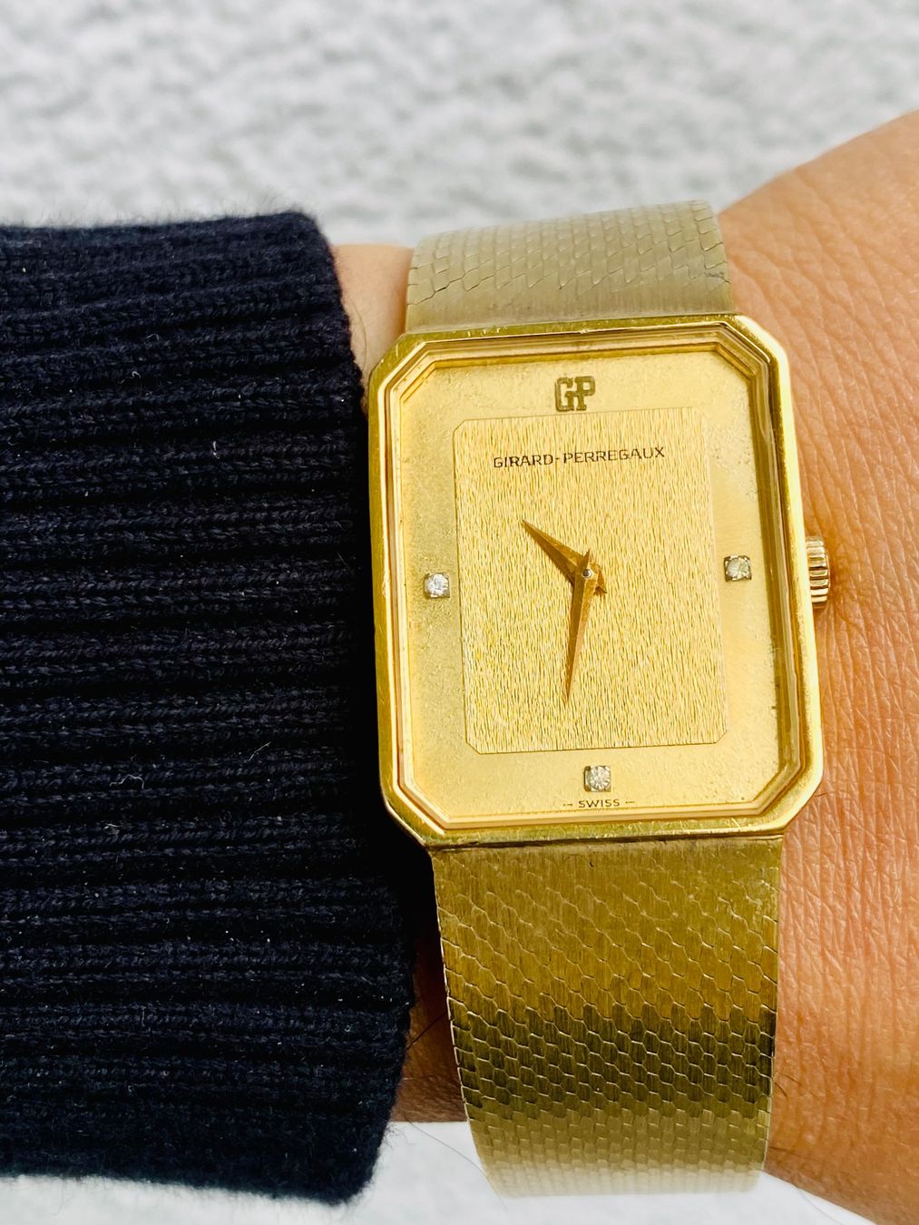 Girard-Perregaux Orologi: Girard Perregaux Tank full integrated strap - Full Set Rare – Usato da Küsnacht ZH venduto da Pedramy