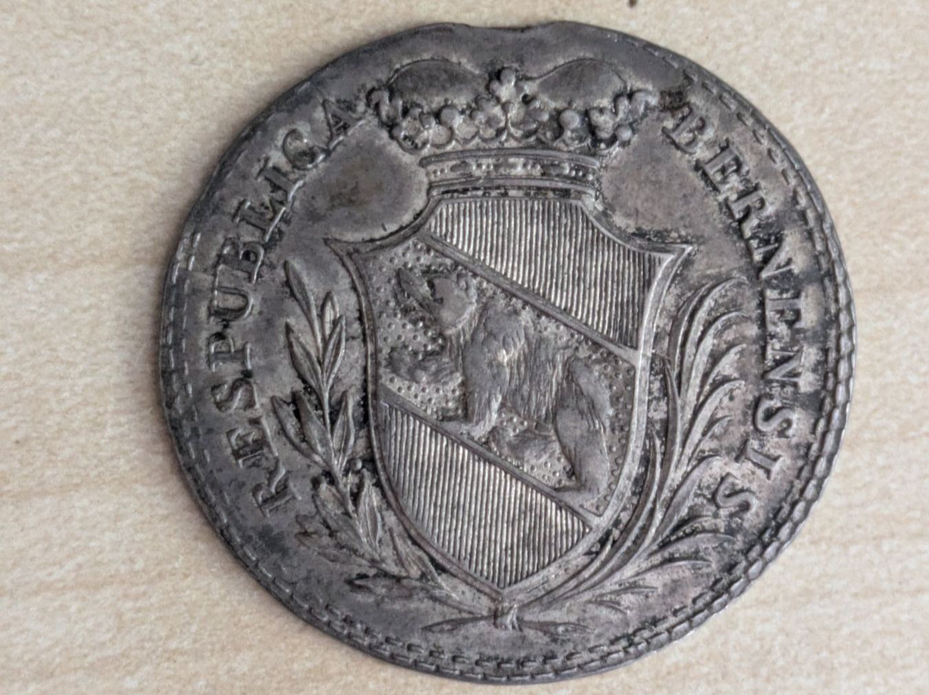 Medaillen: Silbermedaille Bern 1823 Schulfest – Gebraucht aus Bern von Ortelius