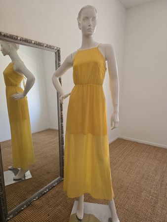 Abito lungo giallo EVEN&ODD taglia S-M