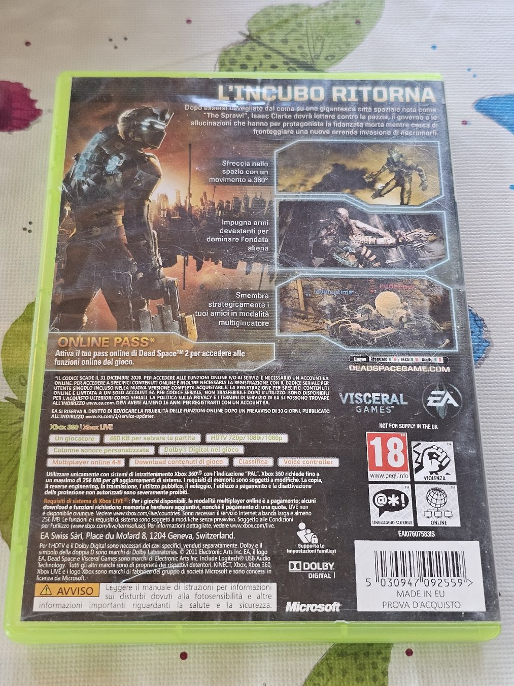 Spiele: Jeu Vidéo Xbox 360 Dead Space 2 bon état – Gebraucht aus Bulle von Bflowx 1