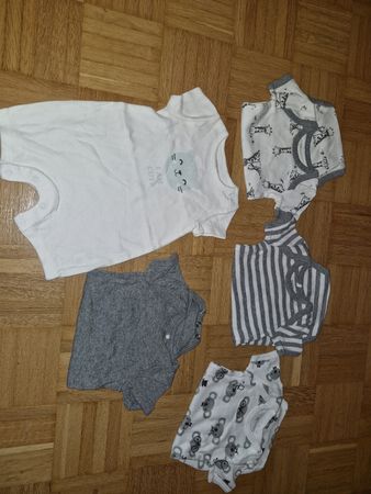 5er Set Baby Bodys Kurzarm Grösse 62, NEU
