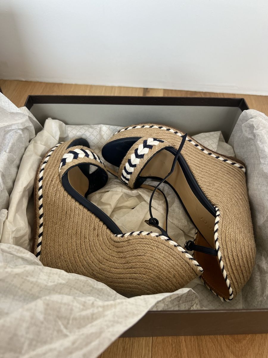 Gucci Scarpe da donna: Sandales compensées Gucci - Taille 37/5 – Usato da Lutry venduto da roxypoxy 4
