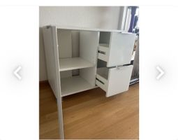 Badezimmer-Unterschrank weiss, 60 × 55 × 35 cm